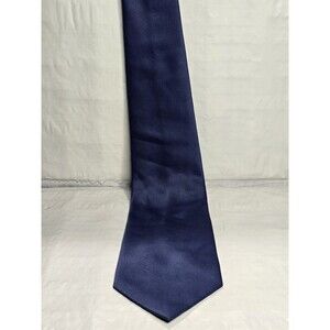 Geofrey Beene Men’s Neck Tie 100% Polyester Tie Solid Blue